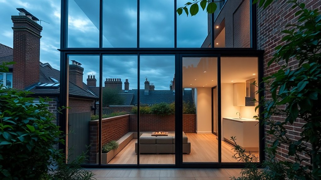 Glass Extension Walls Streatham Hill